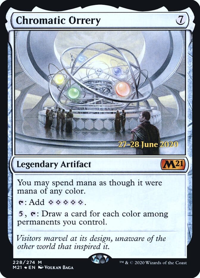 Chromatic Orrery [Core Set 2021 Prerelease Promos] MTG Single Magic: The Gathering  | Multizone: Comics And Games
