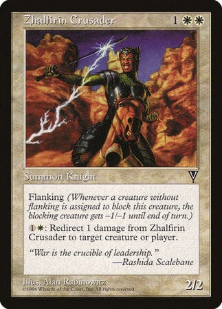 Zhalfirin Crusader [Visions] MTG Single Magic: The Gathering  | Multizone: Comics And Games