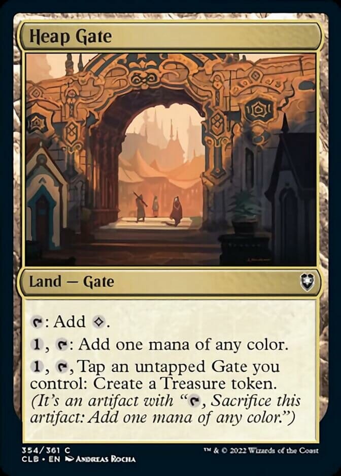 Heap Gate [Commander Legends: Battle for Baldur's Gate] MTG Single Magic: The Gathering  | Multizone: Comics And Games
