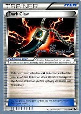 Dark Claw (92/108) (Darkrai Deck - Jason Klaczynski) [World Championships 2013] Pokemon Single Pokémon  | Multizone: Comics And Games