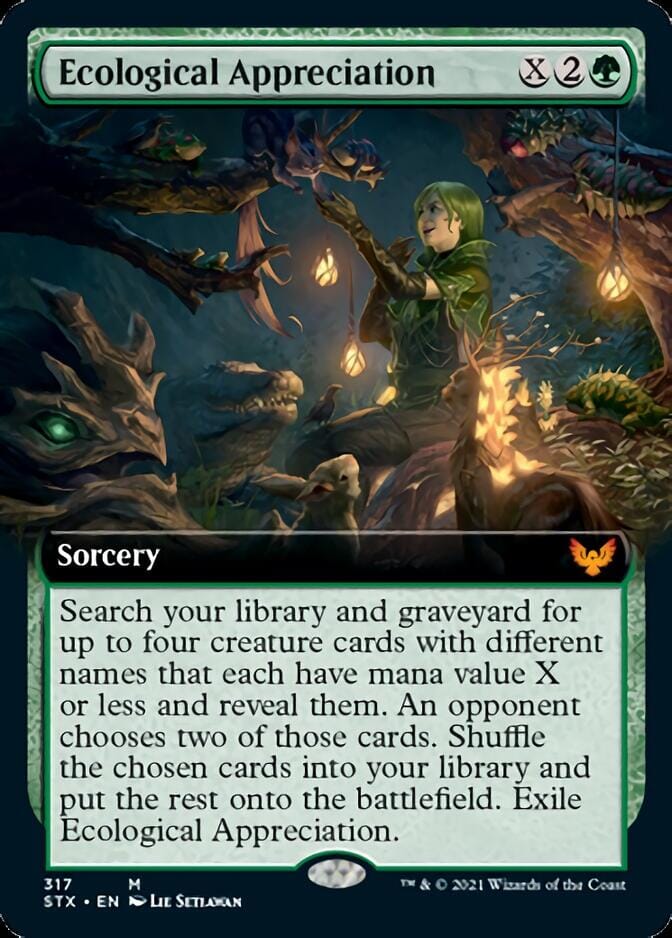 Ecological Appreciation (Extended) [Strixhaven: School of Mages] MTG Single Magic: The Gathering  | Multizone: Comics And Games