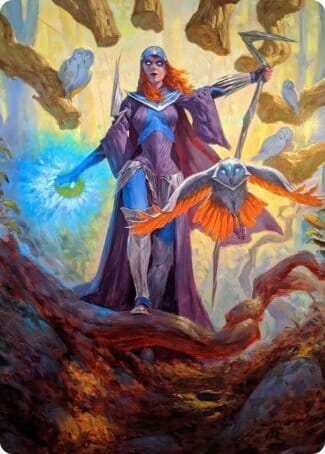 Kasmina, Enigma Sage Art Card [Strixhaven: School of Mages Art Series] MTG Single Magic: The Gathering  | Multizone: Comics And Games