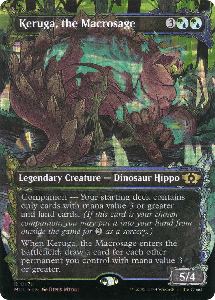 Keruga, the Macrosage (Halo Foil) [Multiverse Legends] MTG Single Magic: The Gathering  | Multizone: Comics And Games