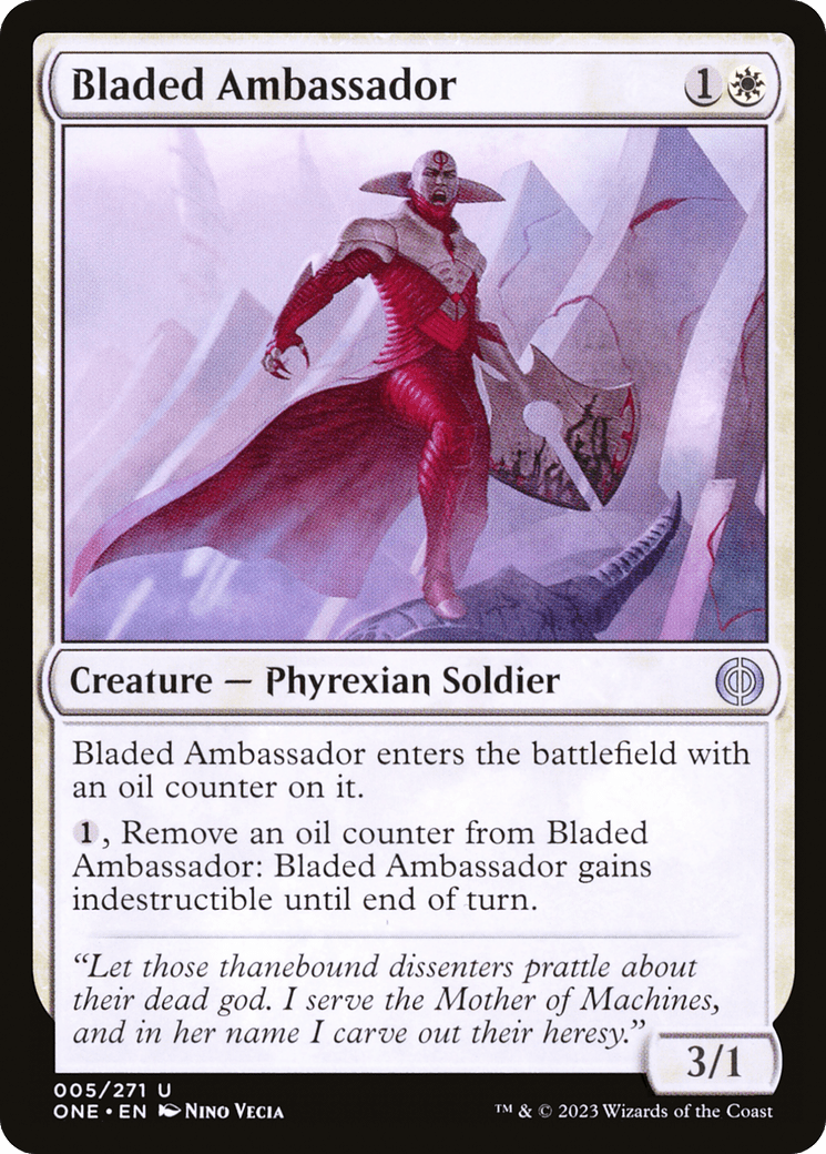 Bladed Ambassador [Phyrexia: All Will Be One] MTG Single Magic: The Gathering  | Multizone: Comics And Games