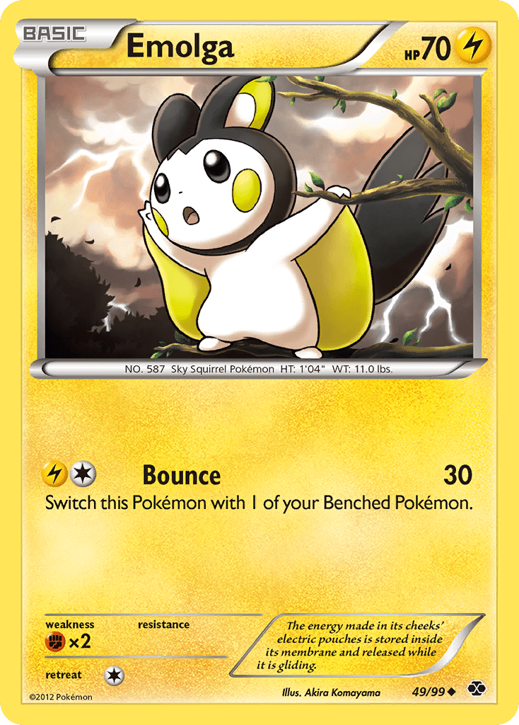 Emolga (49/99) [Black & White: Next Destinies] Pokemon Single Pokémon  | Multizone: Comics And Games