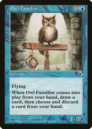 Owl Familiar [Portal] MTG Single Magic: The Gathering  | Multizone: Comics And Games
