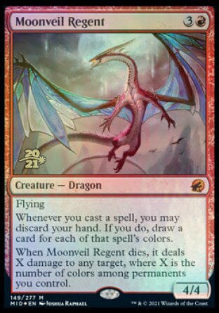 Moonveil Regent [Innistrad: Midnight Hunt Prerelease Promos] MTG Single Magic: The Gathering  | Multizone: Comics And Games