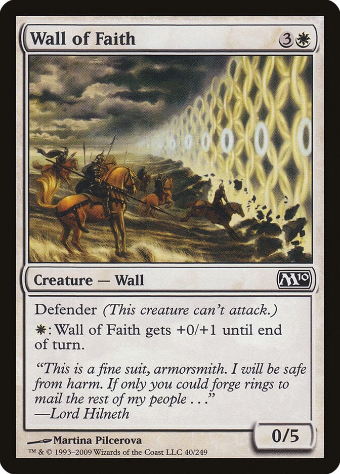 Wall of Faith [Magic 2010] MTG Single Magic: The Gathering  | Multizone: Comics And Games