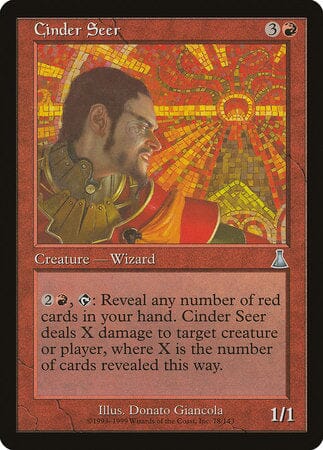 Cinder Seer [Urza's Destiny] MTG Single Magic: The Gathering  | Multizone: Comics And Games