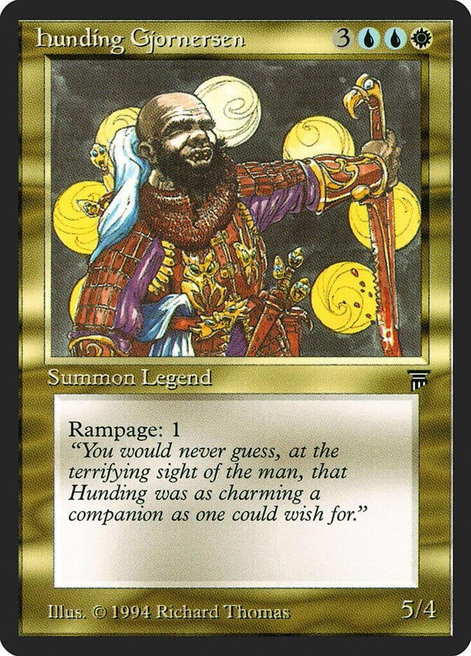 Hunding Gjornersen [Legends] MTG Single Magic: The Gathering  | Multizone: Comics And Games