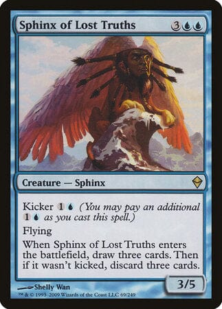 Sphinx of Lost Truths [Zendikar] MTG Single Magic: The Gathering  | Multizone: Comics And Games