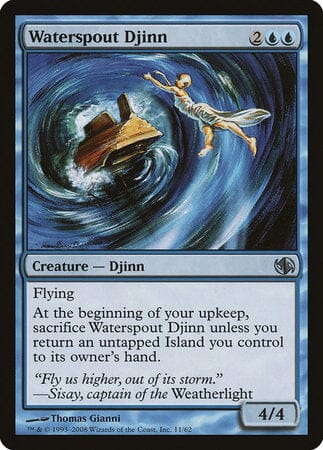 Waterspout Djinn [Duel Decks: Jace vs. Chandra] MTG Single Magic: The Gathering  | Multizone: Comics And Games