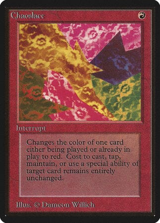 Chaoslace [Limited Edition Beta] MTG Single Magic: The Gathering  | Multizone: Comics And Games