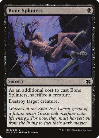 Bone Splinters [Modern Masters 2015] MTG Single Magic: The Gathering  | Multizone: Comics And Games