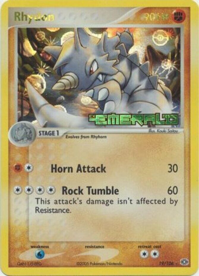 Rhydon (19/106) (Stamped) [EX: Emerald] Pokemon Single Pokémon  | Multizone: Comics And Games