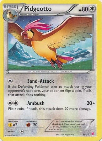 Pidgeotto (23/30) [XY: Trainer Kit 1 - Wigglytuff] Pokemon Single Pokémon  | Multizone: Comics And Games