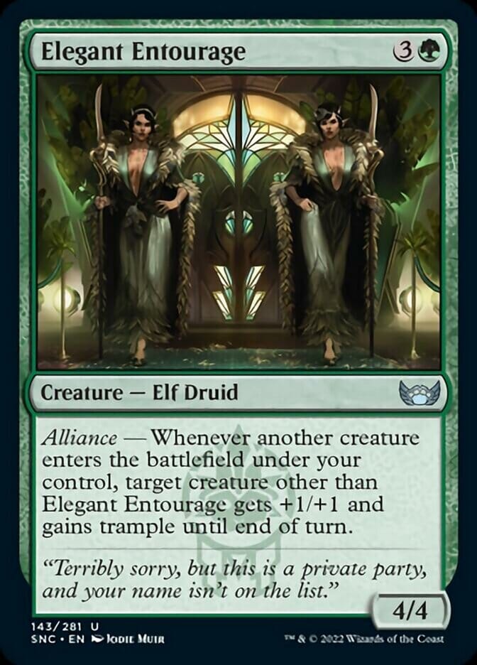 Elegant Entourage [Streets of New Capenna] MTG Single Magic: The Gathering  | Multizone: Comics And Games