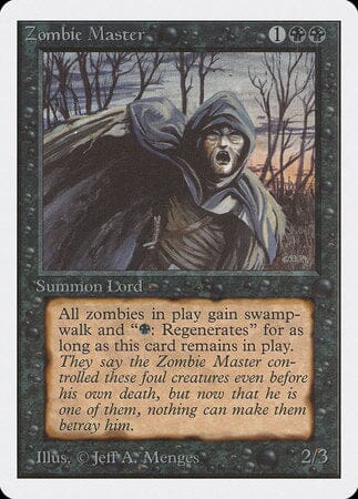 Zombie Master [Unlimited Edition] MTG Single Magic: The Gathering  | Multizone: Comics And Games