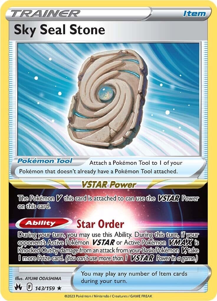 Sky Seal Stone (143/159) [Sword & Shield: Crown Zenith] Pokemon Single Pokémon  | Multizone: Comics And Games