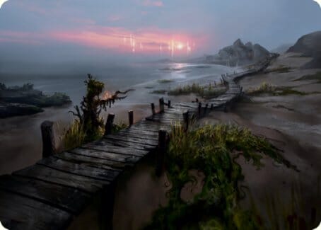 Deserted Beach Art Card [Innistrad: Midnight Hunt Art Series] MTG Single Magic: The Gathering  | Multizone: Comics And Games