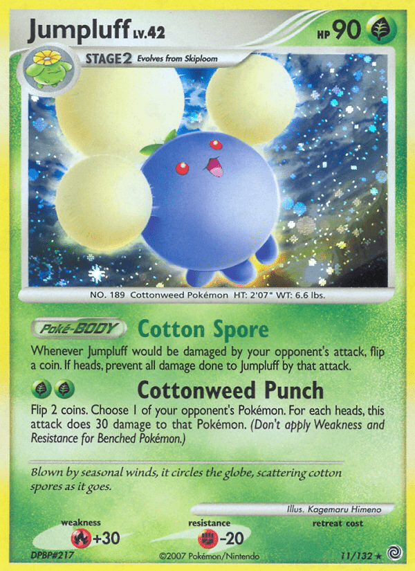 Jumpluff (11/132) [Diamond & Pearl: Secret Wonders] Pokemon Single Pokémon  | Multizone: Comics And Games