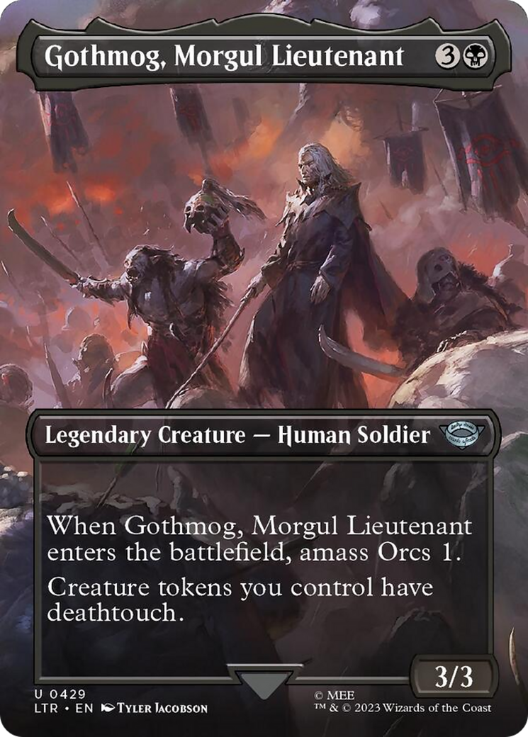 Gothmog, Morgul Lieutenant (Borderless Alternate Art) [The Lord of the Rings: Tales of Middle-Earth] | Multizone: Comics And Games