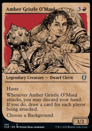 Amber Gristle O'Maul (Showcase) [Commander Legends: Battle for Baldur's Gate] | Multizone: Comics And Games