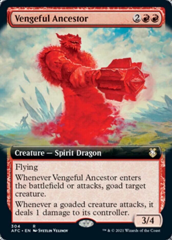 Vengeful Ancestor (Extended) [Dungeons & Dragons: Adventures in the Forgotten Realms Commander] MTG Single Magic: The Gathering  | Multizone: Comics And Games