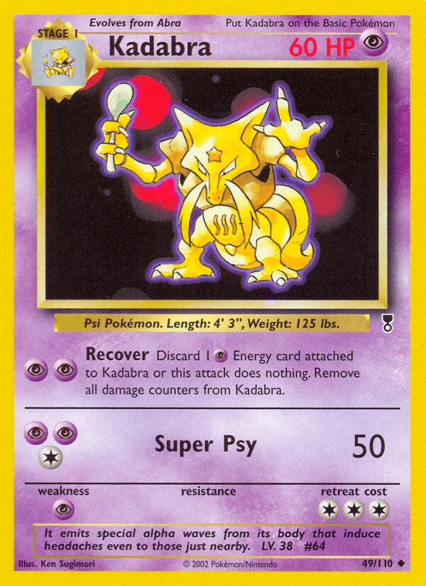 Kadabra (49/110) [Legendary Collection] Pokemon Single Pokémon  | Multizone: Comics And Games