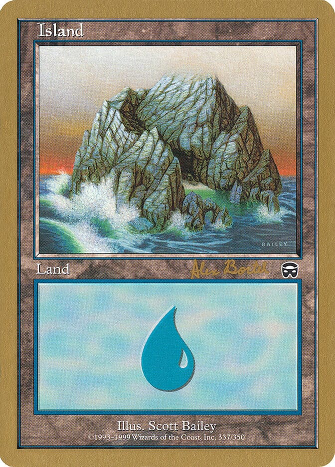 Island (ab337a) (Alex Borteh) [World Championship Decks 2001] MTG Single Magic: The Gathering  | Multizone: Comics And Games