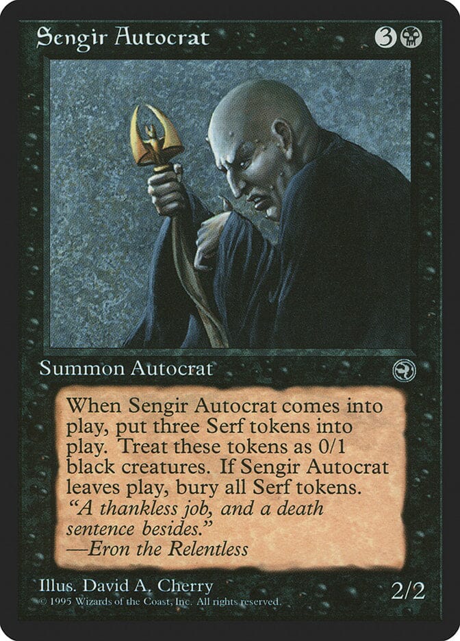 Sengir Autocrat [Homelands] MTG Single Magic: The Gathering  | Multizone: Comics And Games