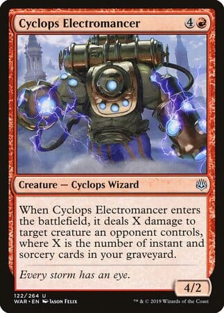 Cyclops Electromancer [War of the Spark] MTG Single Magic: The Gathering  | Multizone: Comics And Games