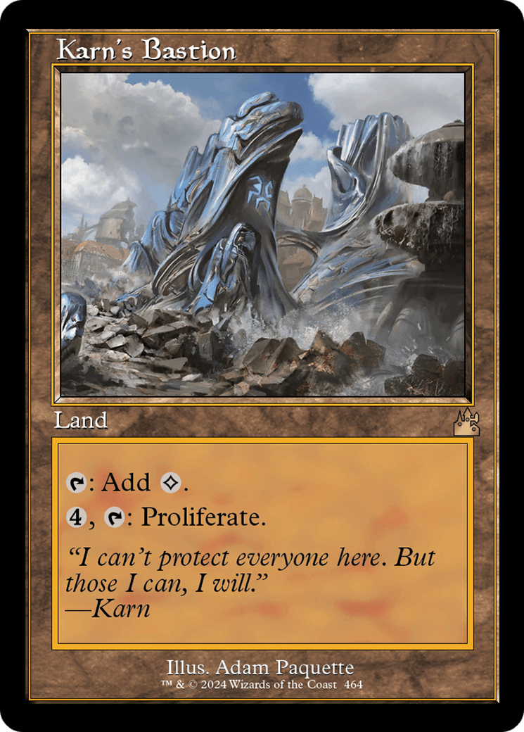 Karn's Bastion (Retro Frame) [Ravnica Remastered] MTG Single Magic: The Gathering  | Multizone: Comics And Games