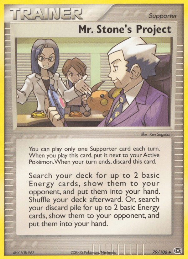 Mr. Stone's Project (79/106) [EX: Emerald] Pokemon Single Pokémon  | Multizone: Comics And Games