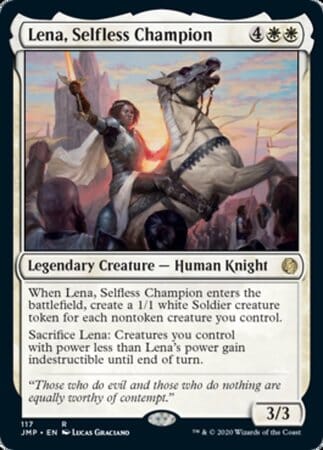 Lena, Selfless Champion [Jumpstart] MTG Single Magic: The Gathering  | Multizone: Comics And Games