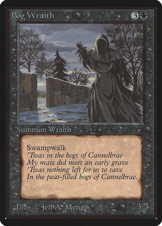 Bog Wraith [Limited Edition Beta] MTG Single Magic: The Gathering  | Multizone: Comics And Games