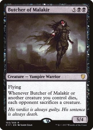 Butcher of Malakir [Commander 2017] MTG Single Magic: The Gathering  | Multizone: Comics And Games