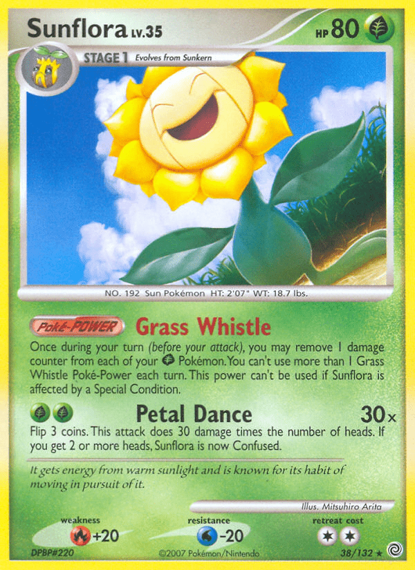 Sunflora (38/132) [Diamond & Pearl: Secret Wonders] Pokemon Single Pokémon  | Multizone: Comics And Games