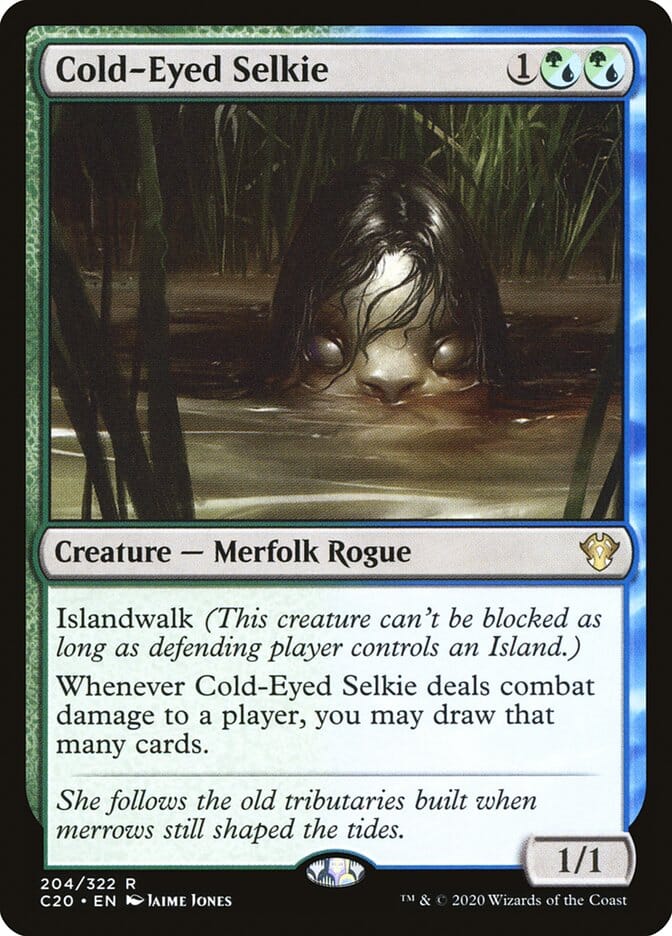 Cold-Eyed Selkie [Commander 2020] MTG Single Magic: The Gathering  | Multizone: Comics And Games