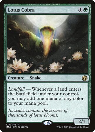 Lotus Cobra [Iconic Masters] MTG Single Magic: The Gathering  | Multizone: Comics And Games