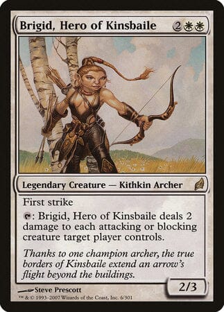 Brigid, Hero of Kinsbaile [Lorwyn] MTG Single Magic: The Gathering  | Multizone: Comics And Games