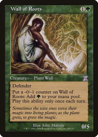 Wall of Roots [Time Spiral Timeshifted] MTG Single Magic: The Gathering  | Multizone: Comics And Games