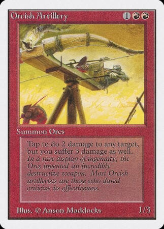 Orcish Artillery [Unlimited Edition] MTG Single Magic: The Gathering  | Multizone: Comics And Games