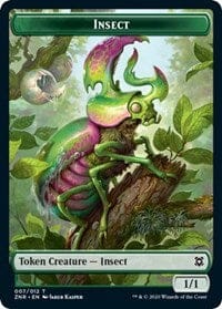 Insect // Kor Warrior Double-sided Token [Zendikar Rising Tokens] MTG Single Magic: The Gathering  | Multizone: Comics And Games
