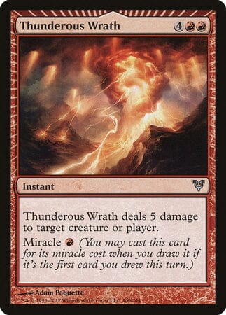 Thunderous Wrath [Avacyn Restored] MTG Single Magic: The Gathering  | Multizone: Comics And Games