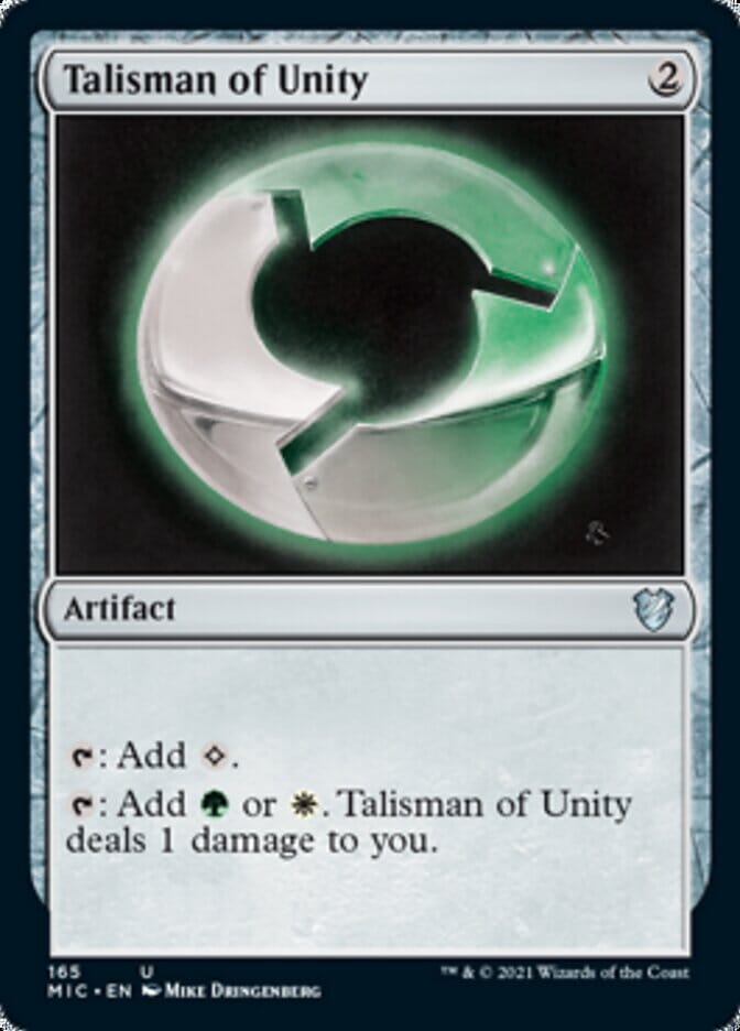 Talisman of Unity [Innistrad: Midnight Hunt Commander] MTG Single Magic: The Gathering  | Multizone: Comics And Games