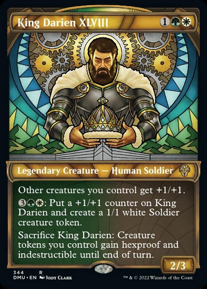 King Darien XLVIII (Showcase) [Dominaria United] MTG Single Magic: The Gathering  | Multizone: Comics And Games