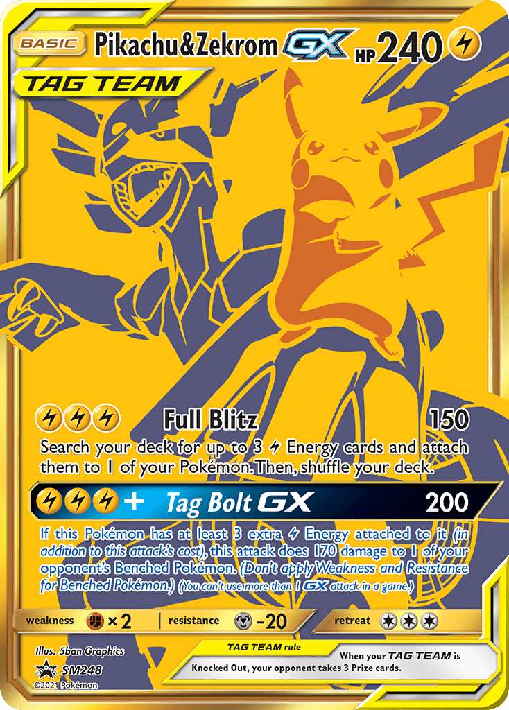 Pikachu & Zekrom GX (SM248) (Jumbo Card) [Sun & Moon: Black Star Promos] Pokemon Single Pokémon  | Multizone: Comics And Games