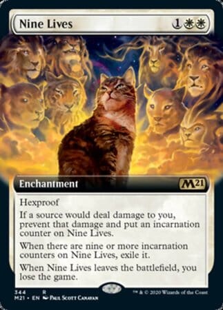 Nine Lives (Extended Art) [Core Set 2021] MTG Single Magic: The Gathering  | Multizone: Comics And Games