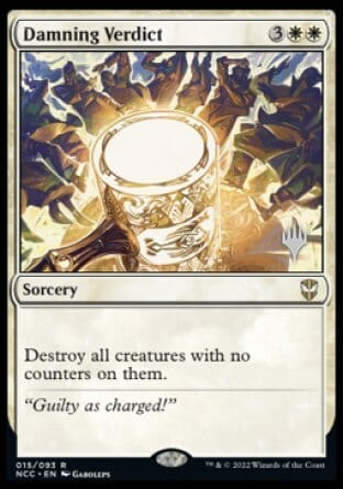 Damning Verdict (Promo Pack) [Streets of New Capenna Commander Promos] MTG Single Magic: The Gathering  | Multizone: Comics And Games